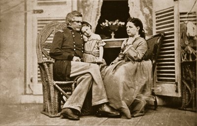 General E. O. C. Ord with his Wife and Daughter by Mathew B. Brady